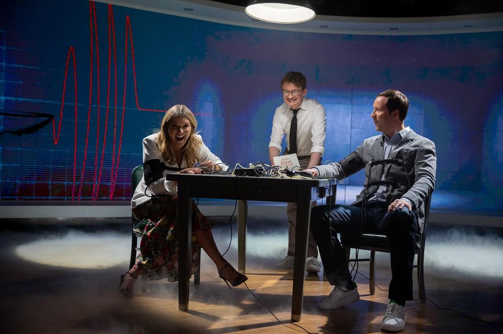 jenna bush hager and henry hager strapped to lie detector on today