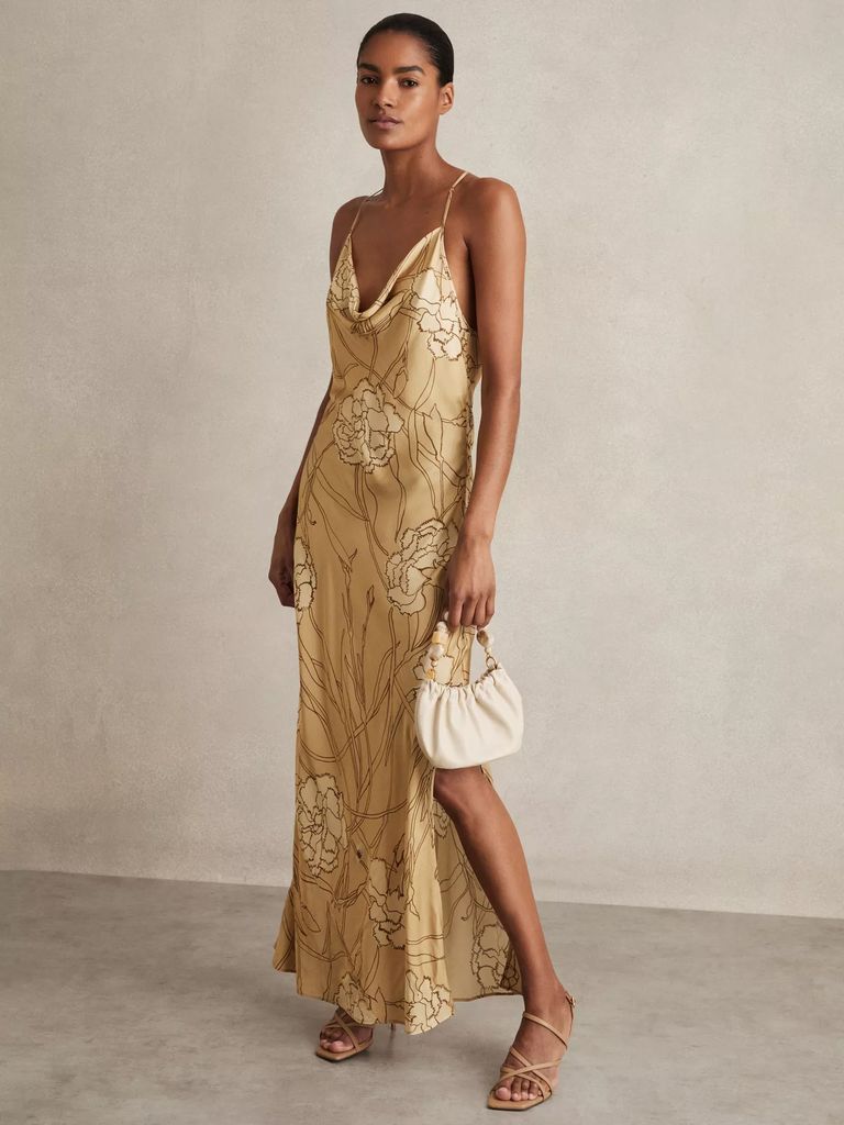 Reiss satin dress