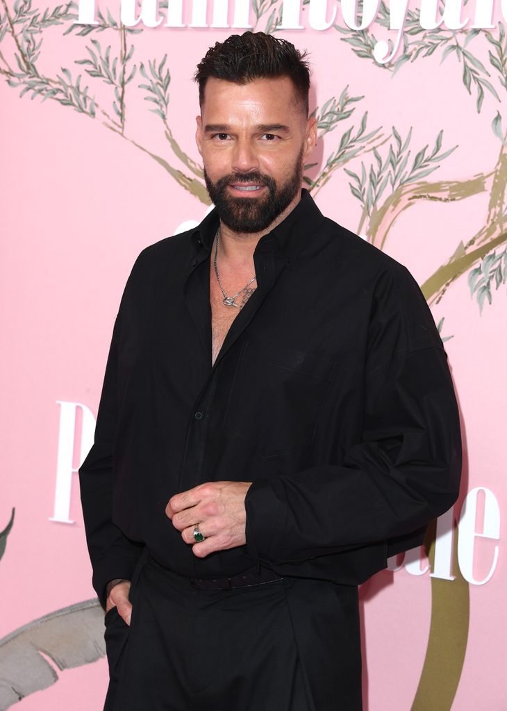 Ricky Martin arrives at the World Premiere Of Apple TV+'s "Palm Royale"  at Samuel Goldwyn Theater on March 14, 2024 in Beverly Hills, California.