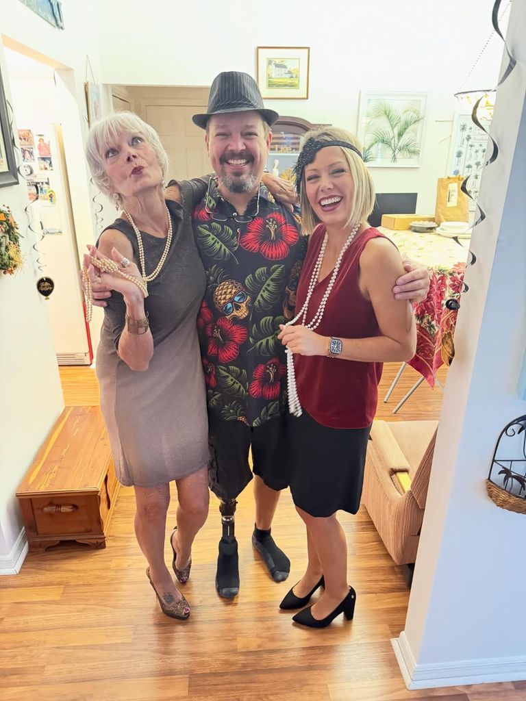 Dylan Dreyer looked stunning as she transformed into a 1920s costume for her brother's birthday party