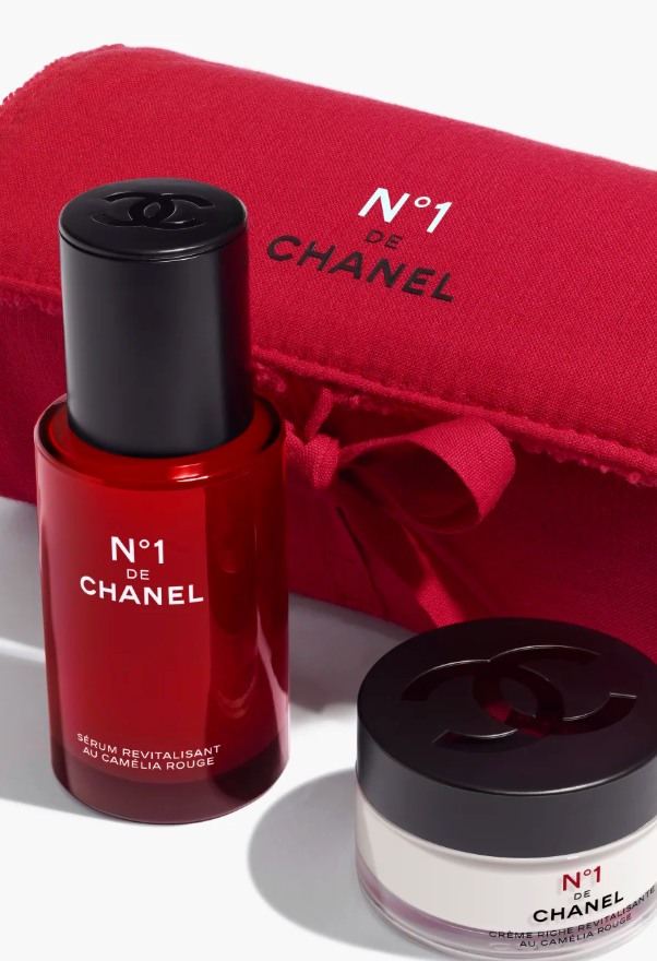 imagem do produto do conjunto de presente vermelho chanel beauty 