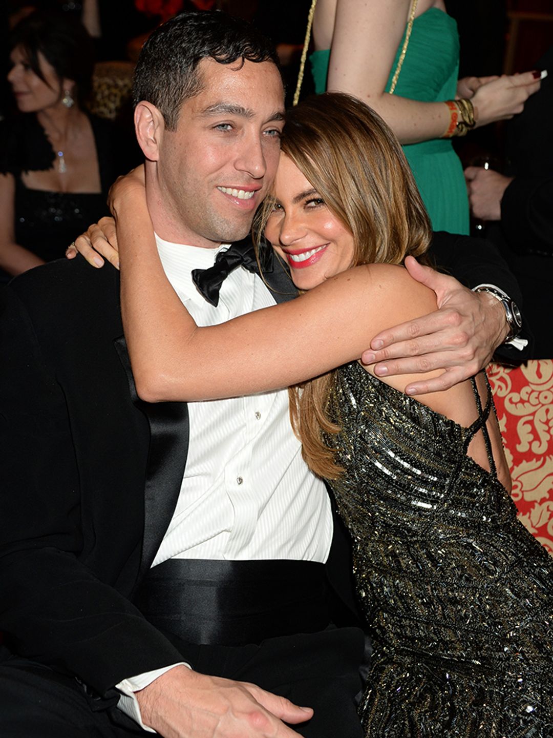 Sofia Vergara cuddled up with Nick Loeb