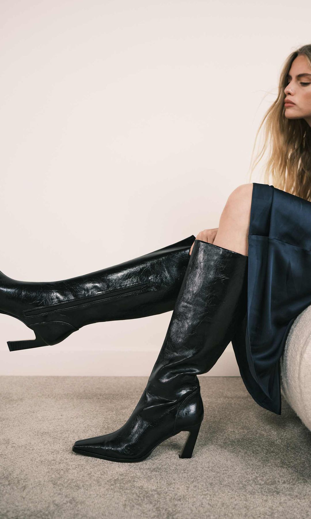 ASOS DESAIN BOOT Lutut Clara