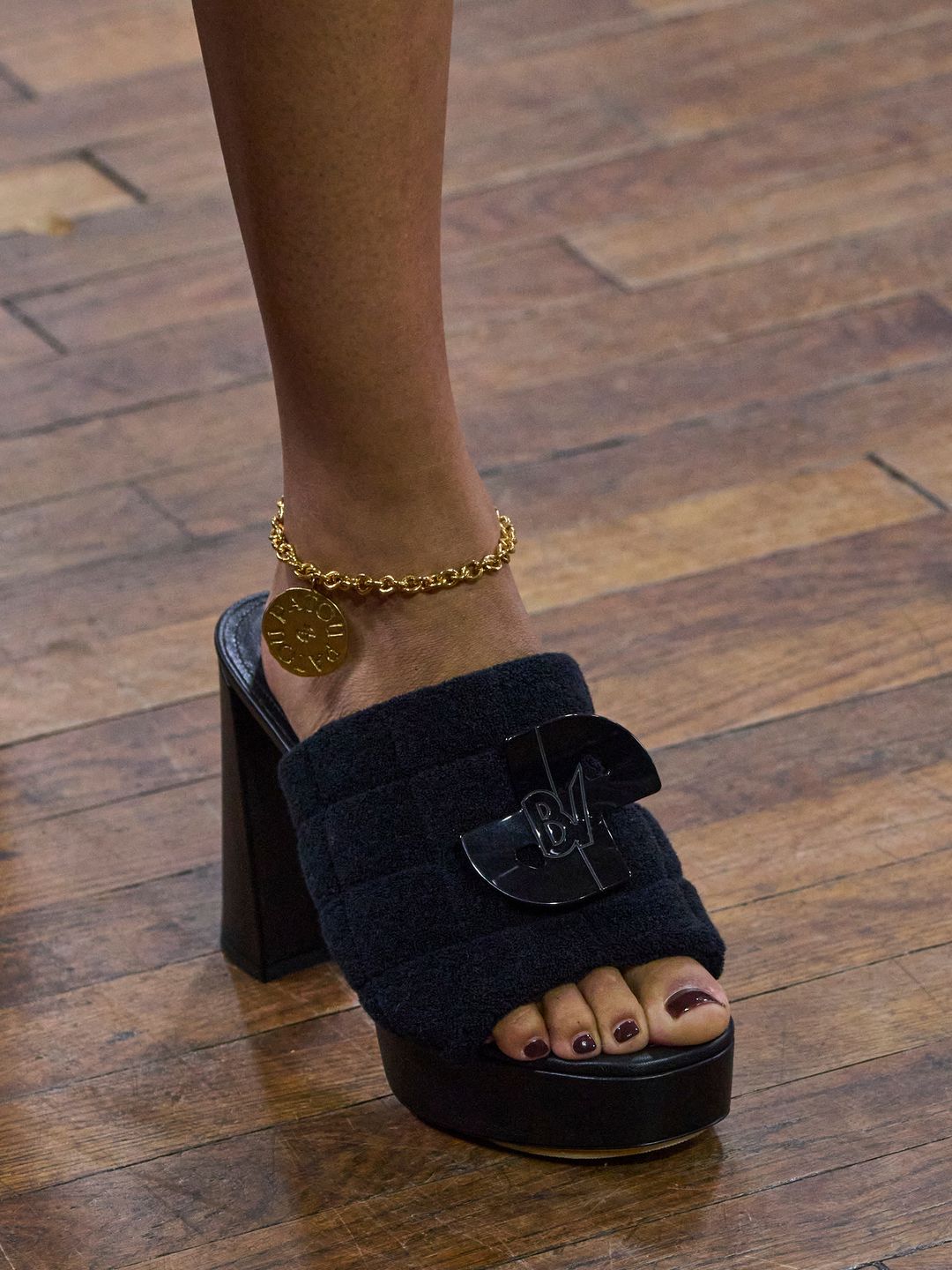 Model with pedicure 