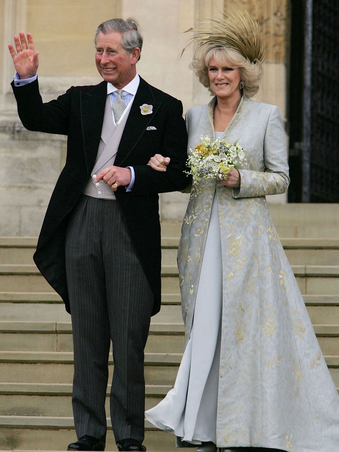 Charles and Camilla at Windsor following their wedding