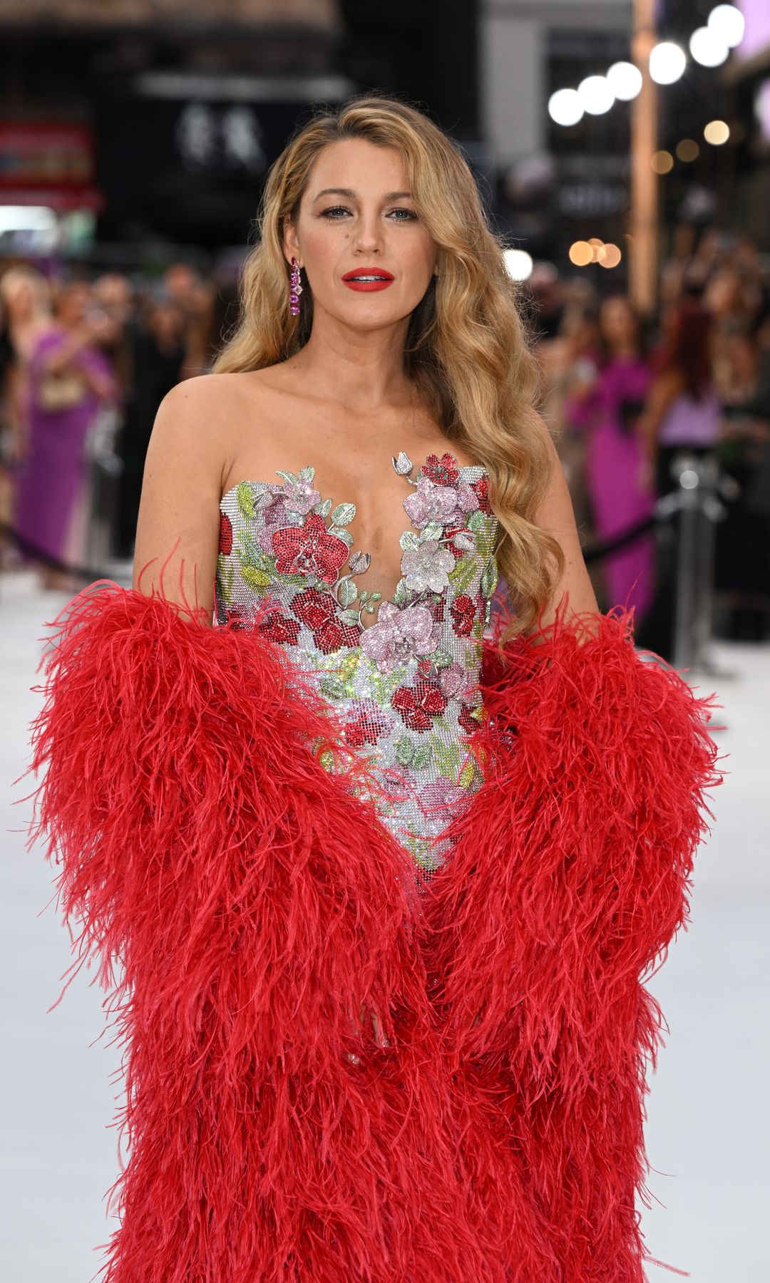 Blake Lively menghadiri "Itu berakhir dengan kami" pemutaran perdana di Tamara Ralph