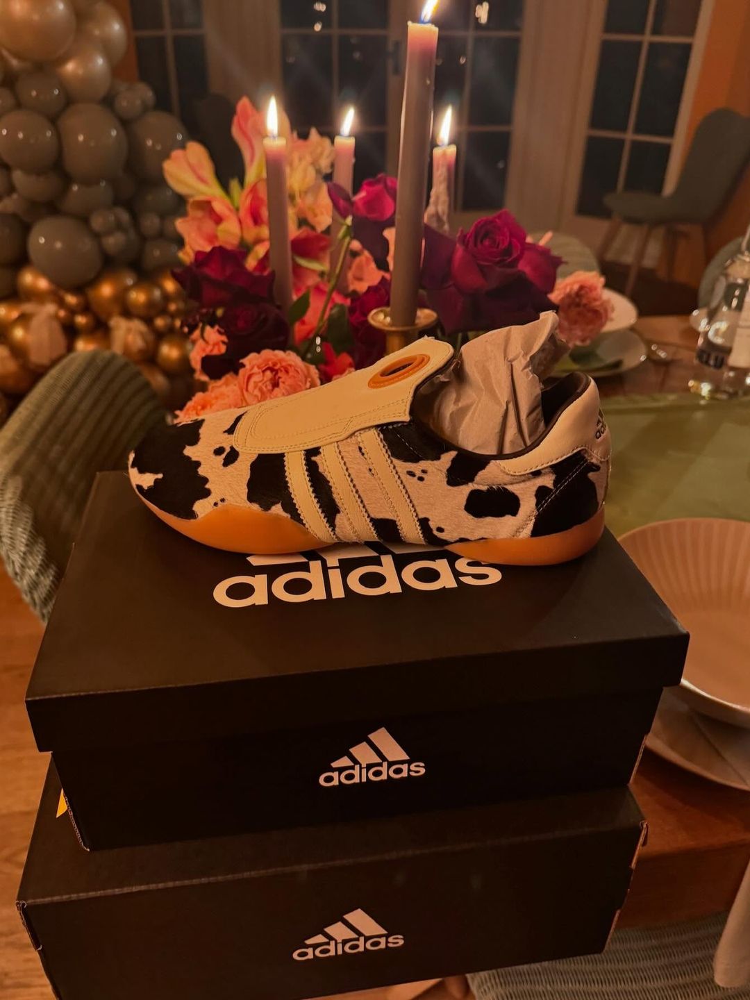 Rita◡̈ Rita Ora was gifted the coolest archival Adidas trainers for