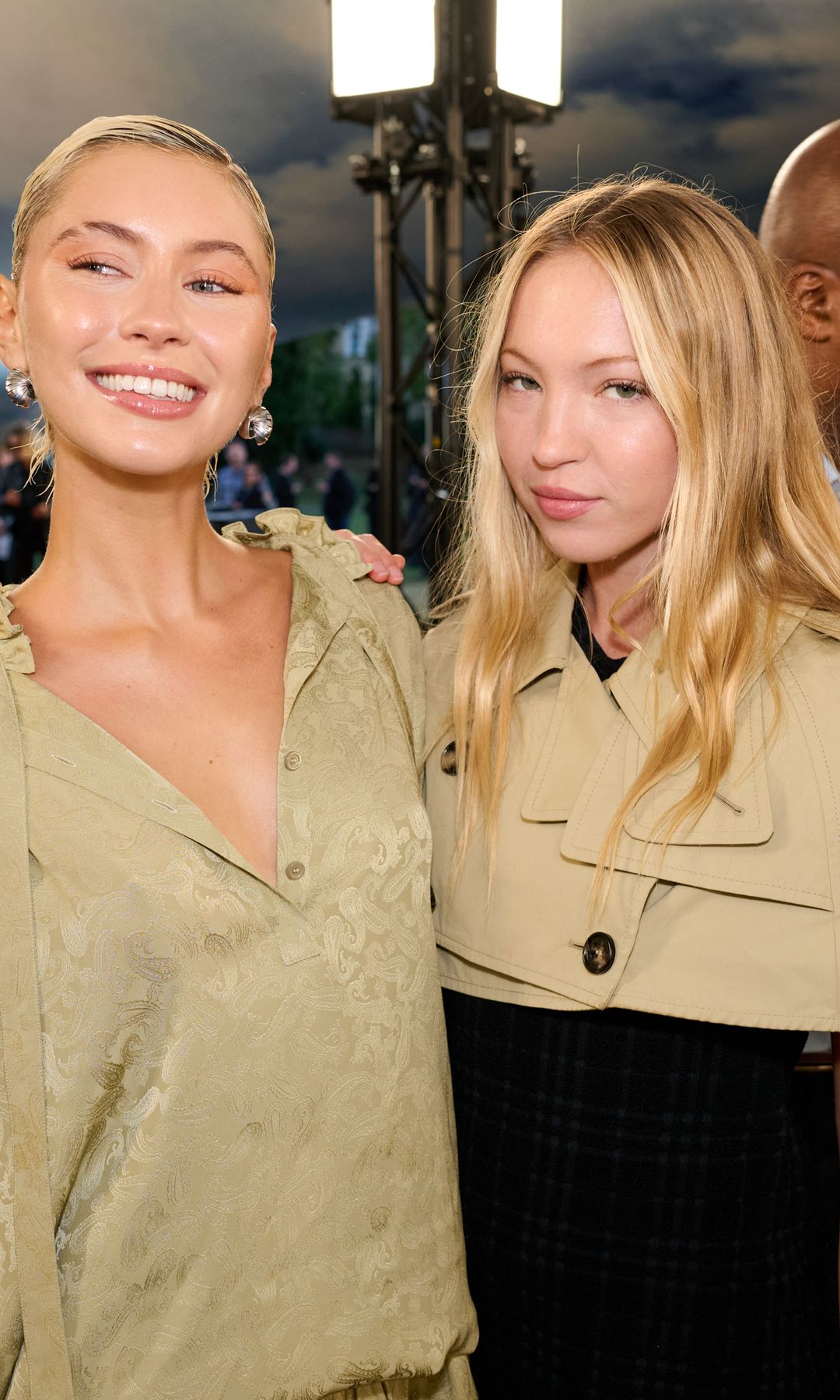 Iris Law and Lila Moss at the Burberry fashion show Spring/Summer 2026 London Fashion Week show.  