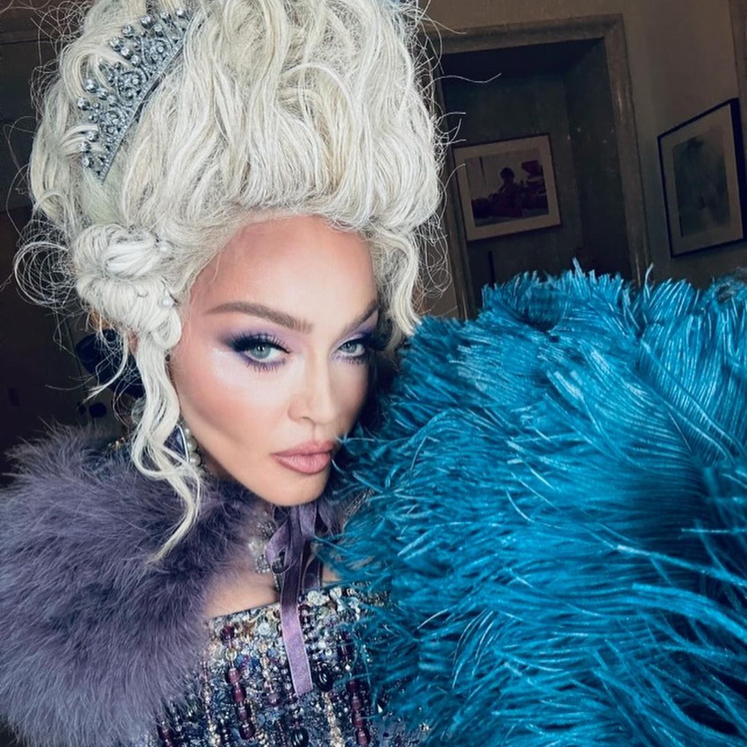 Madonna channelled risqué-Bridgerton for the Oscars afterparty