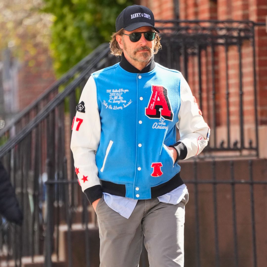 Bradley Cooper officially enters his fashion era in statement varsity jacket 
