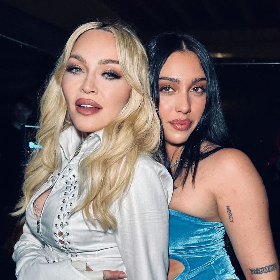Madonna's daughters Lourdes Leon and twins Stella and Estere make rare joint appearance to support famous mom