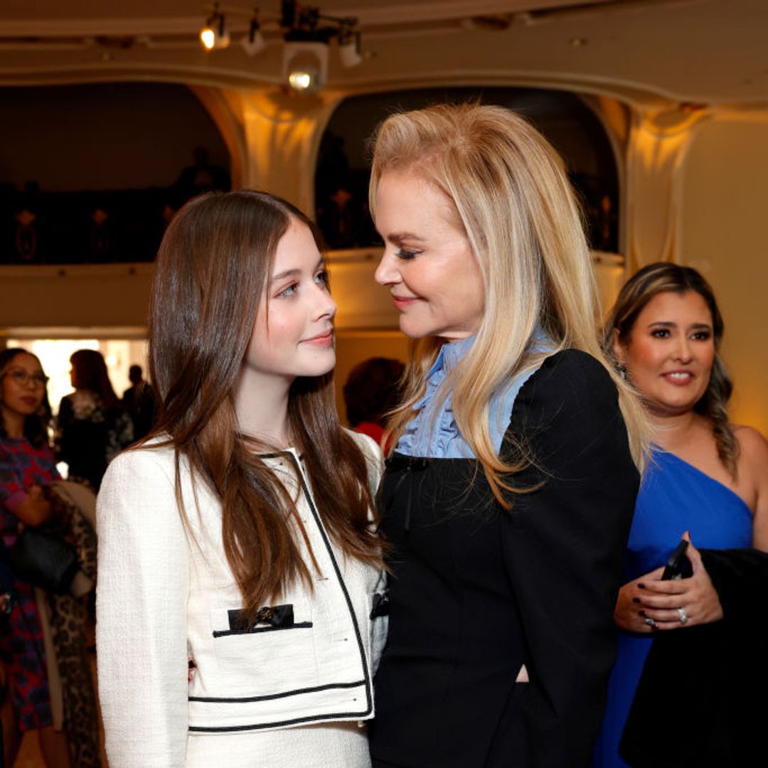 Nicole Kidman's raven-haired youngest daughter twins with famous mom in new video
