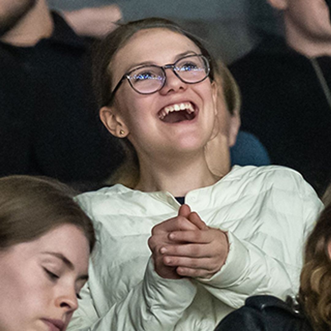Princess Estelle and Prince Oscar enjoy rollercoaster of emotions during hockey outing