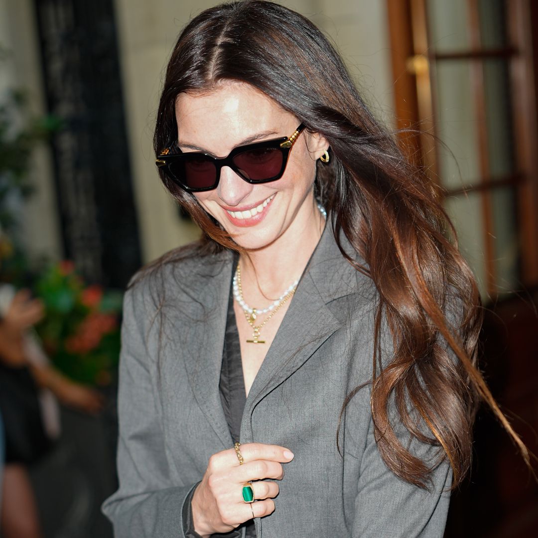 Anne Hathaway's $9k diamond T-bar necklace in Devil Wears Prada 2 - I've tracked it down (& the affordable lookalikes)