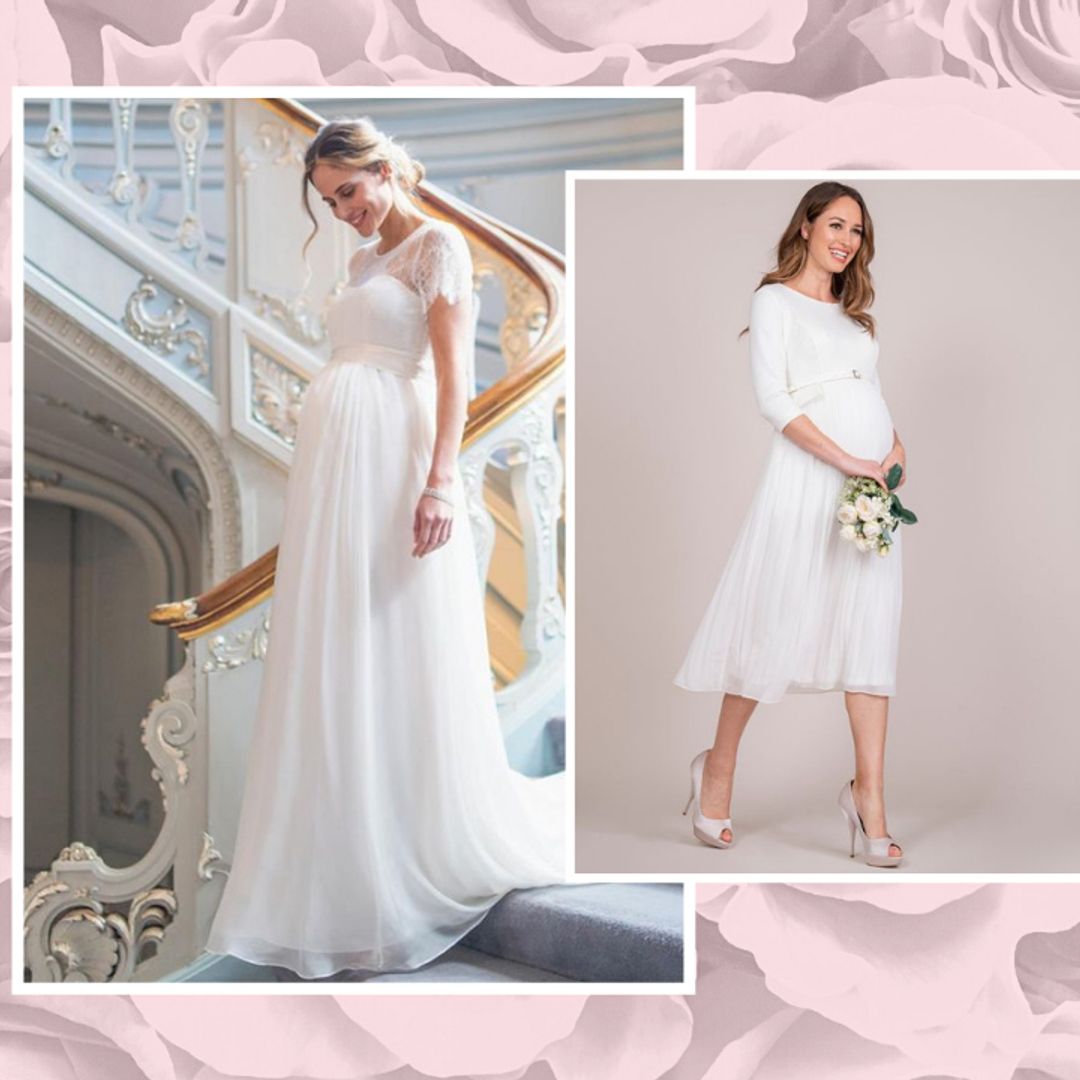15 maternity wedding dresses for pregnant brides in 2022