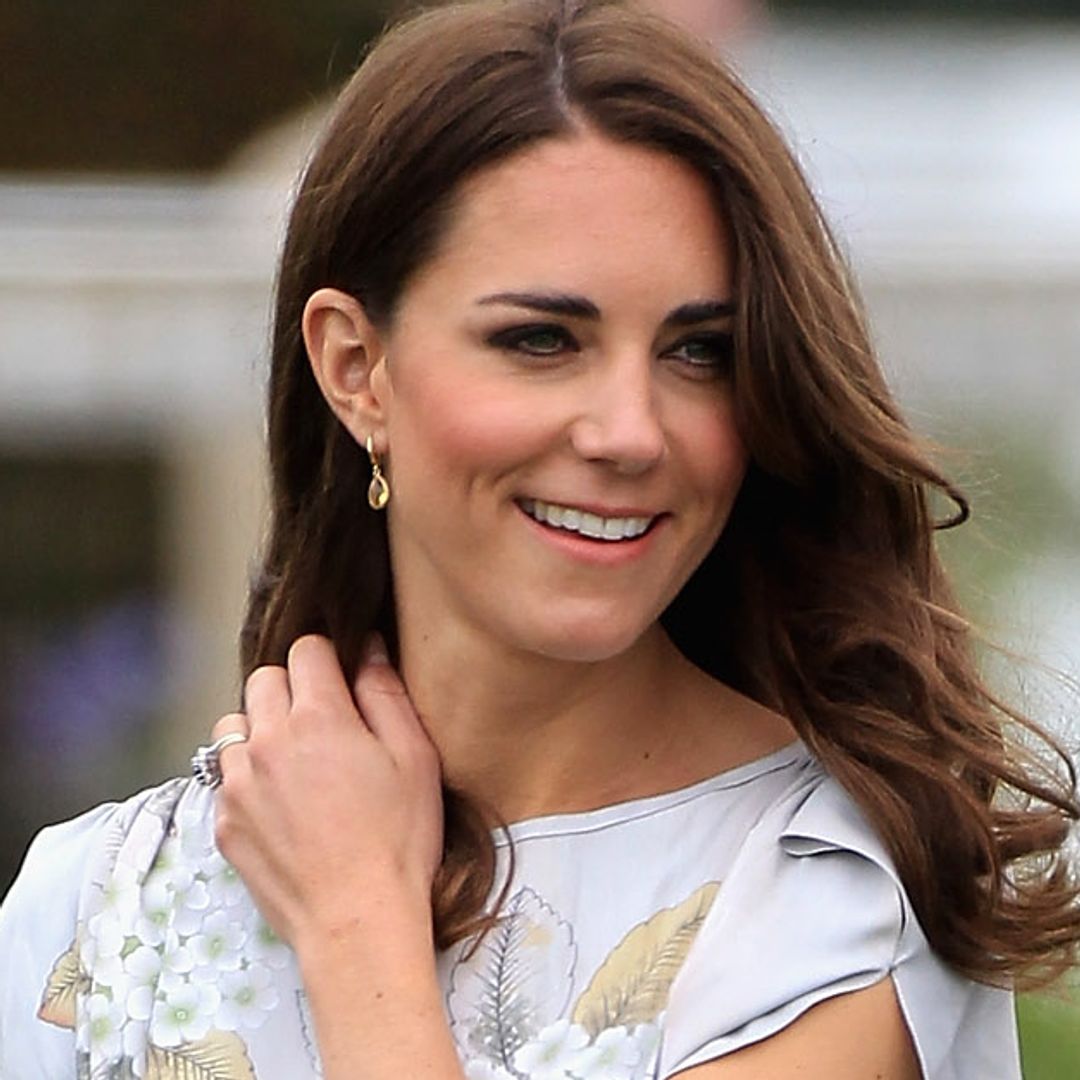 Princess Kate's svelte physique and tanned legs showcased in the ultimate spring dress