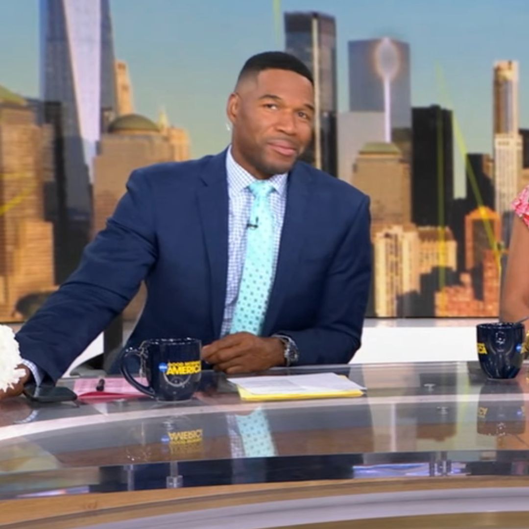GMA's Michael Strahan questions what co-host is drinking after on-air rant