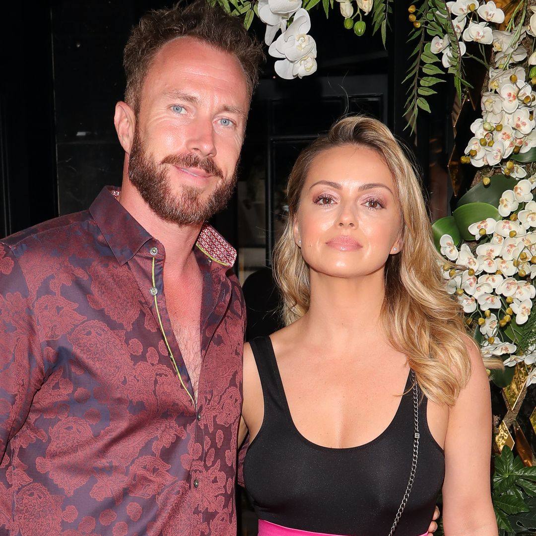 Ola and James Jordan's toddler Ella, 3, helps with DIY in giant hotel-worthy lounge