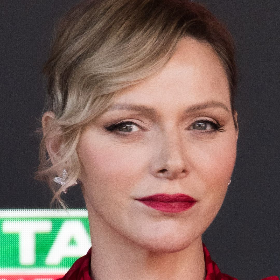 Princess Charlene just wore a modern wedding dress at the Grand Prix 2025