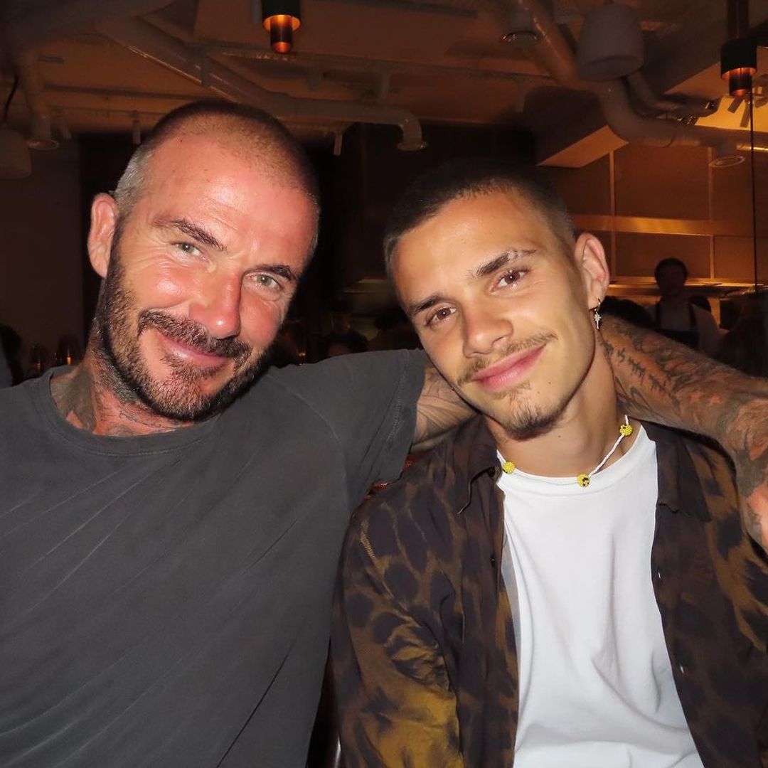 David Beckham jets off to New York for father-son trip with Romeo