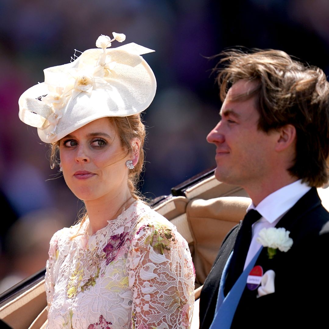 Princess Beatrice's husband Edoardo swoons over King Charles' garden