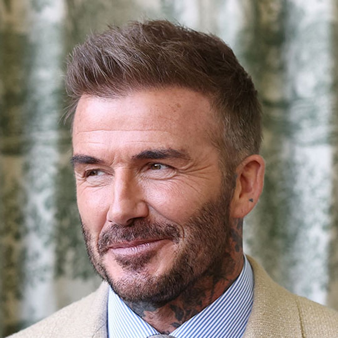 David Beckham meets King Charles and Queen Camilla at Chelsea Flower Show
