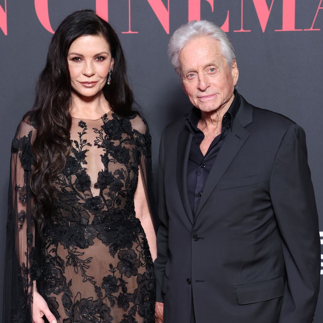 Michael Douglas and Catherine Zeta-Jones put on youthful display in birthday snap