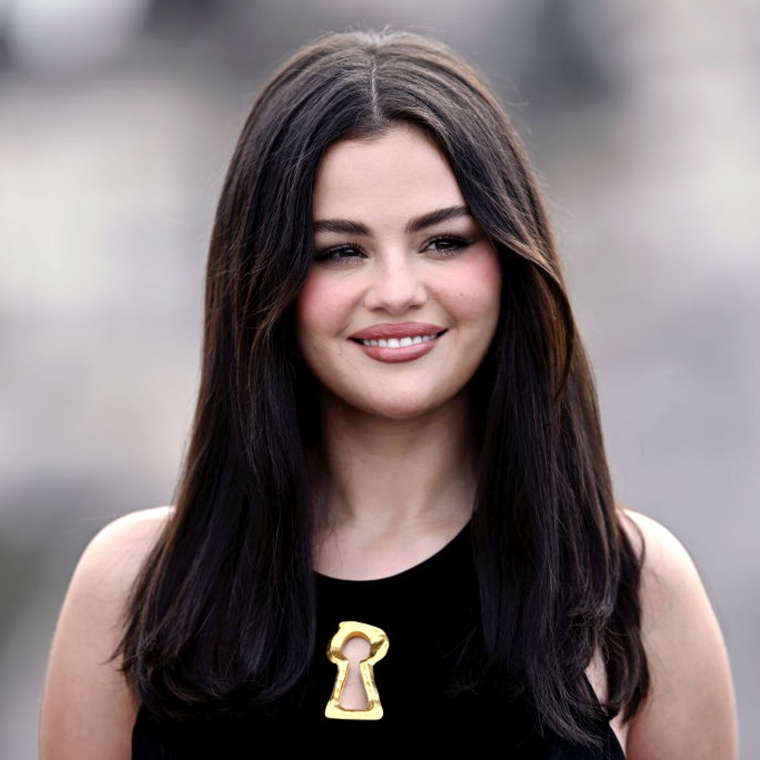 Selena Gomez masters effortless glam in soft pink robe and dreamy makeup