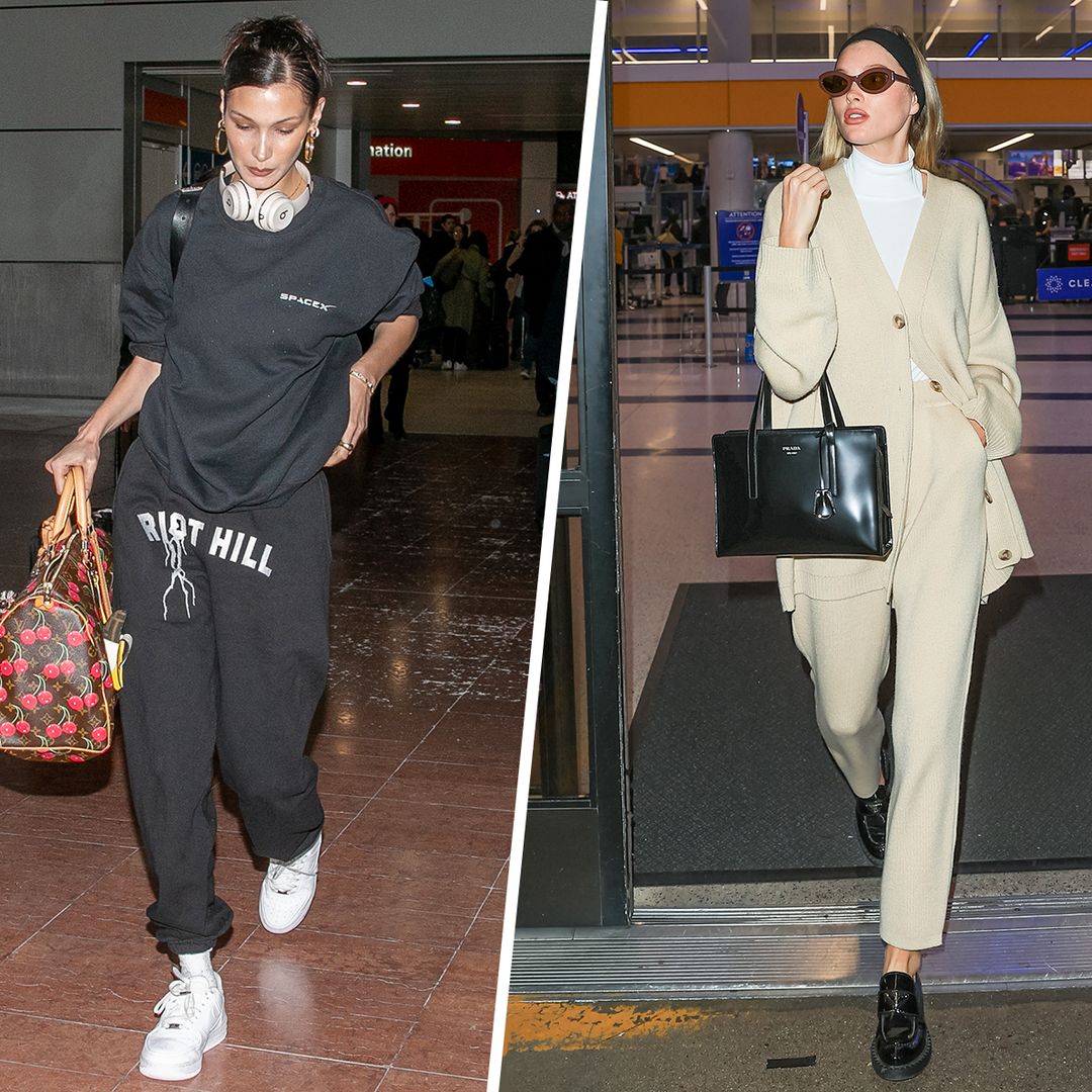 Comfy and chic airport outfit ideas inspired by stars