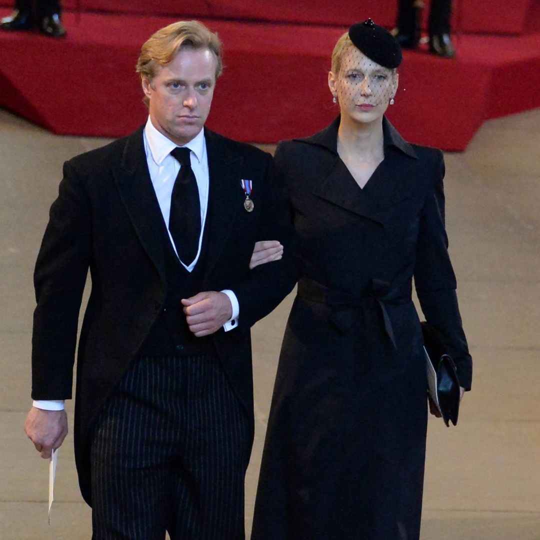 Lady Gabriella bids farewell to husband Thomas Kingston at private funeral