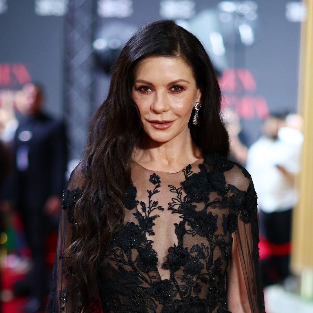 Catherine Zeta-Jones looks ageless in all-black ensemble