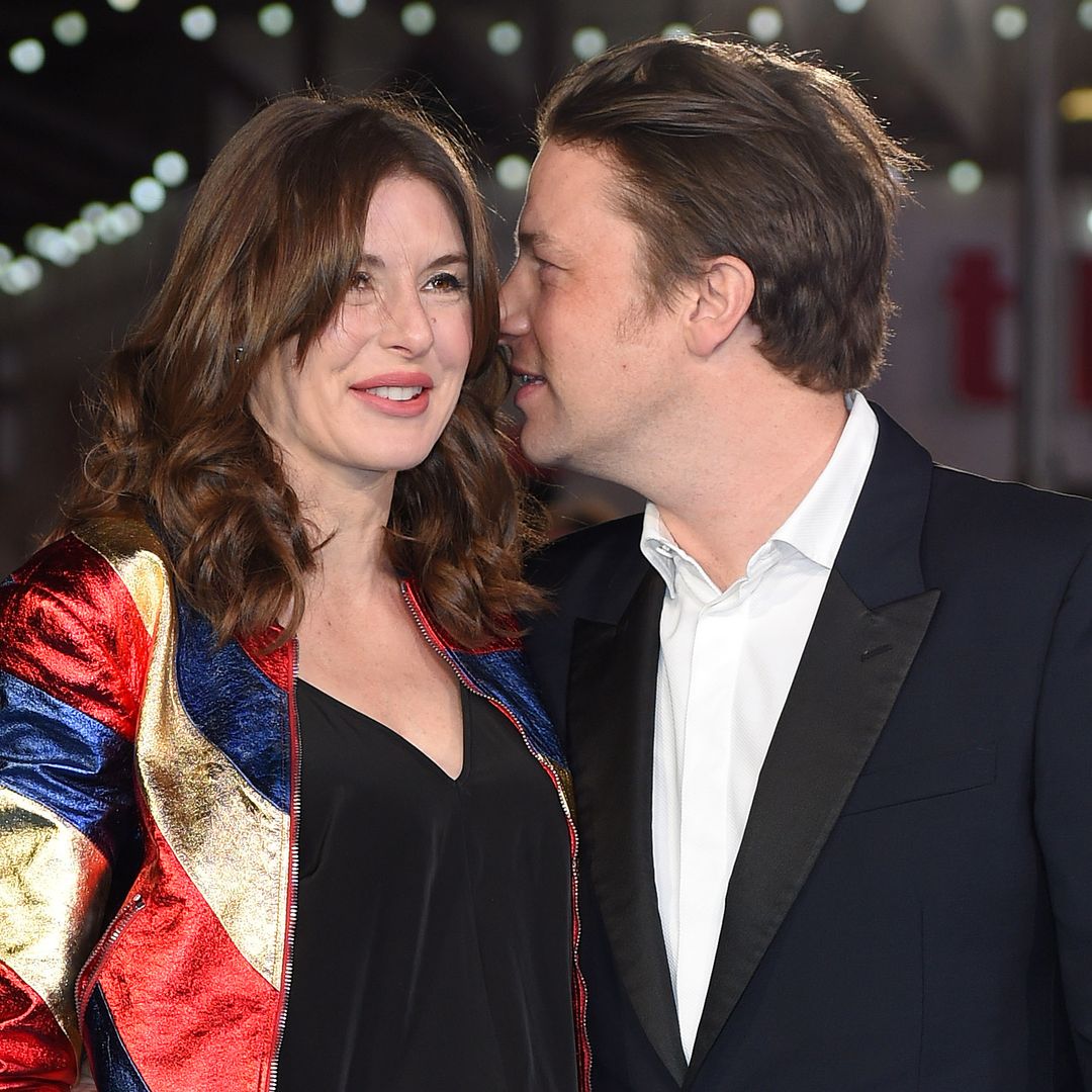 Jools Oliver shows off toned abs in daring photo – and husband Jamie is besotted