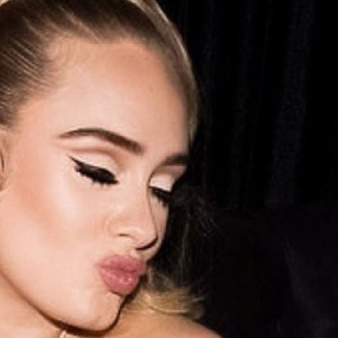 Adele wears daring mini dress as she celebrates album launch with Nicole Richie and friends