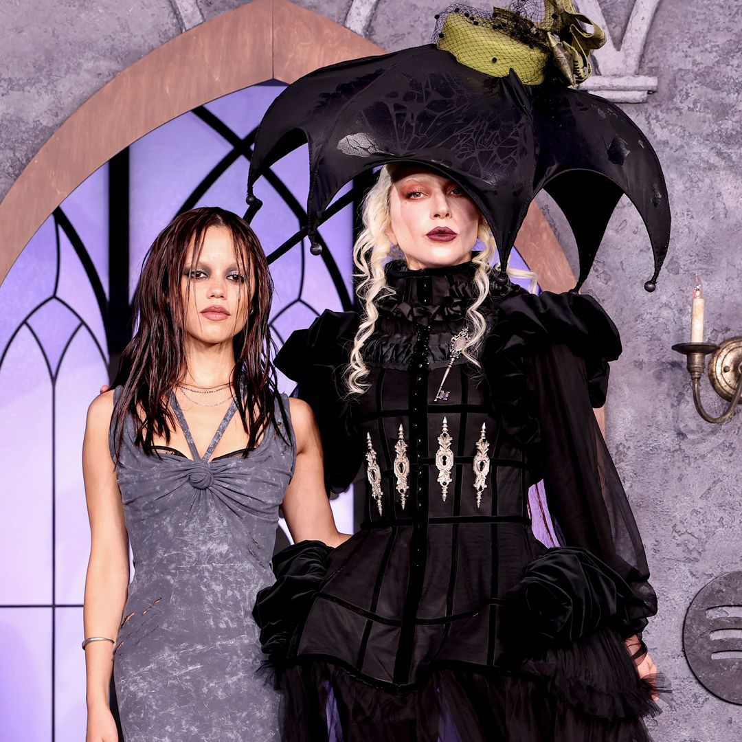 Jenna Ortega and Lady Gaga twin in gothic glam for exclusive star-studded event