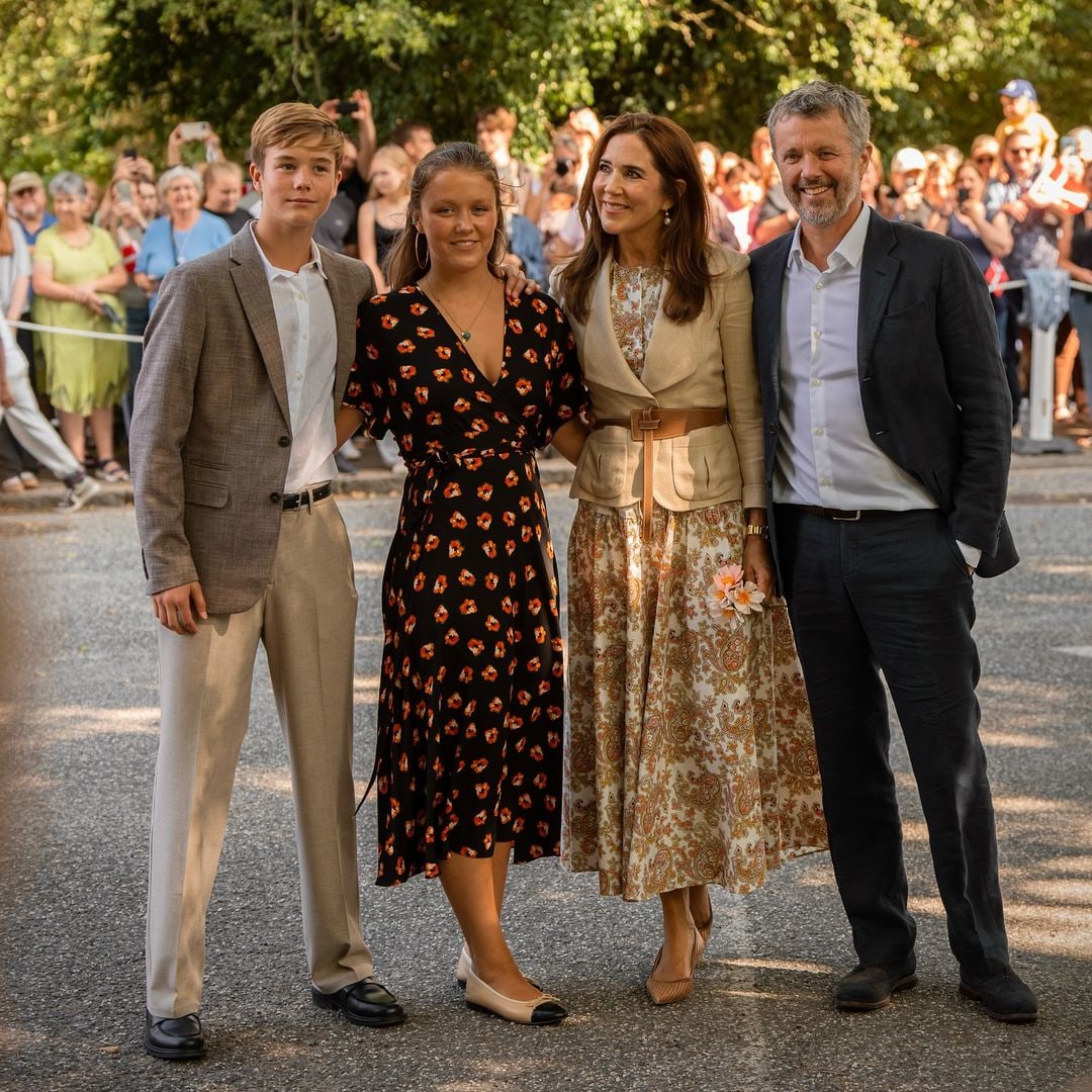 King Frederik and Queen Mary reappear with royal children after summer break