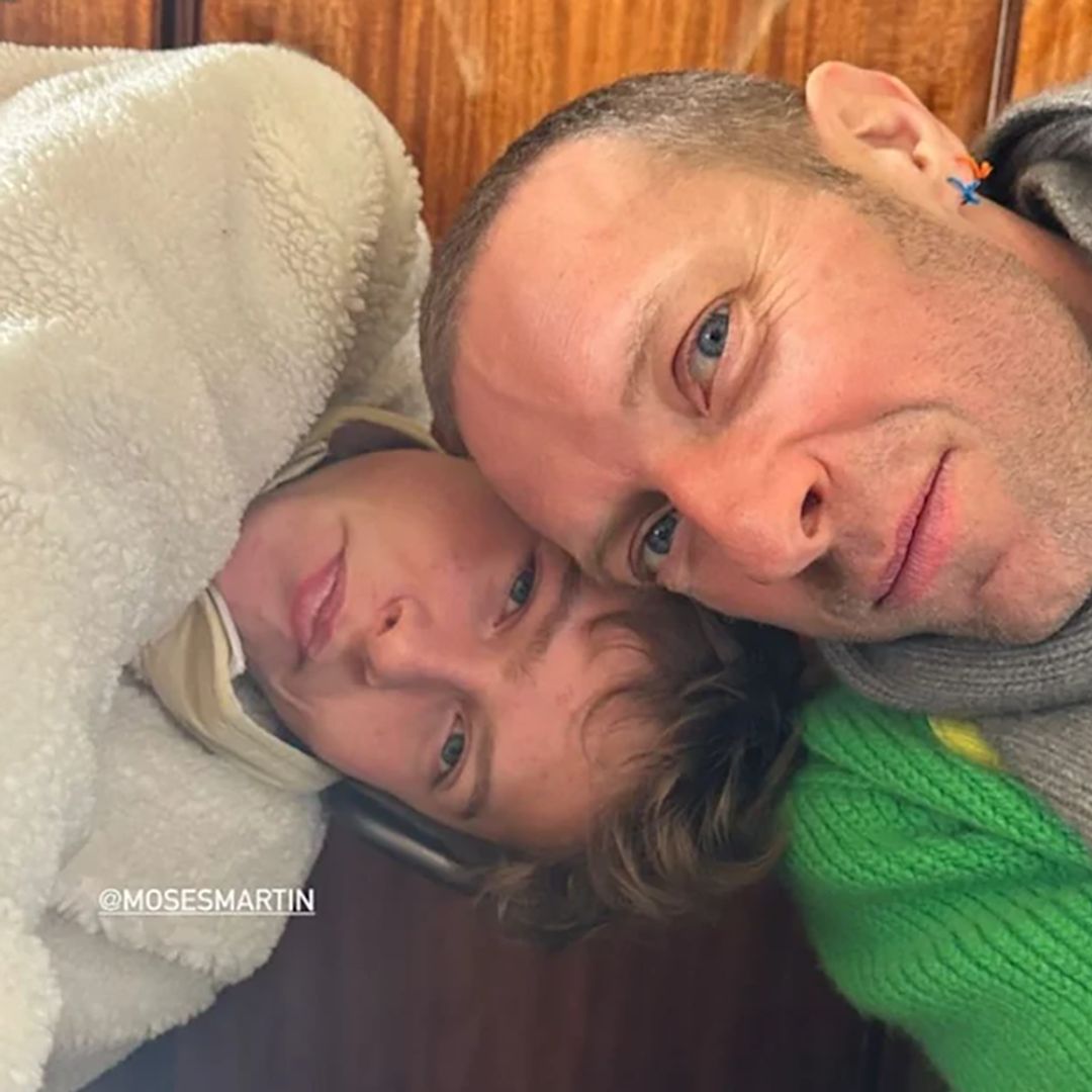 Chris Martin spotted with rarely-seen son, 19, amid Dakota Johnson split reports