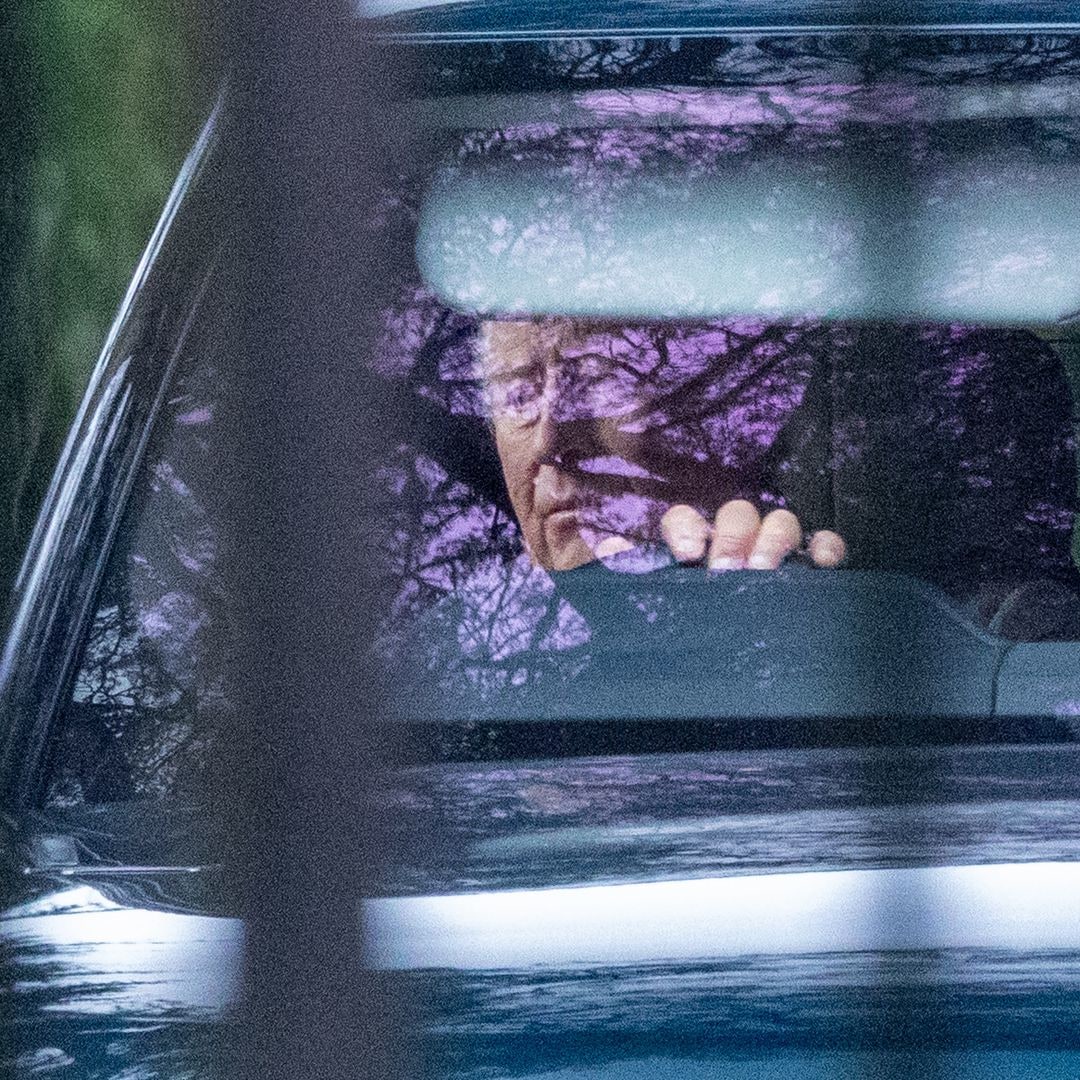 King Charles pictured for first time since stripping Andrew of his titles