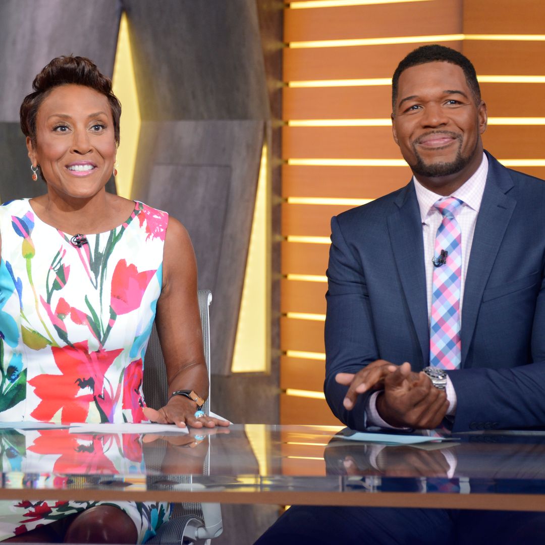 Robin Roberts apologizes to Michael Strahan on GMA after NFL quip