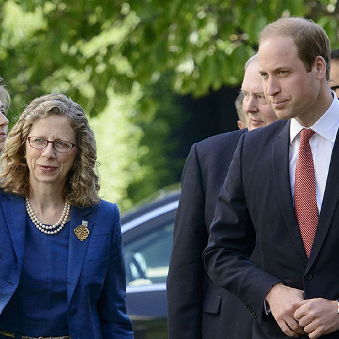 Prince William makes first appearance since Charlotte's birth in Switzerland