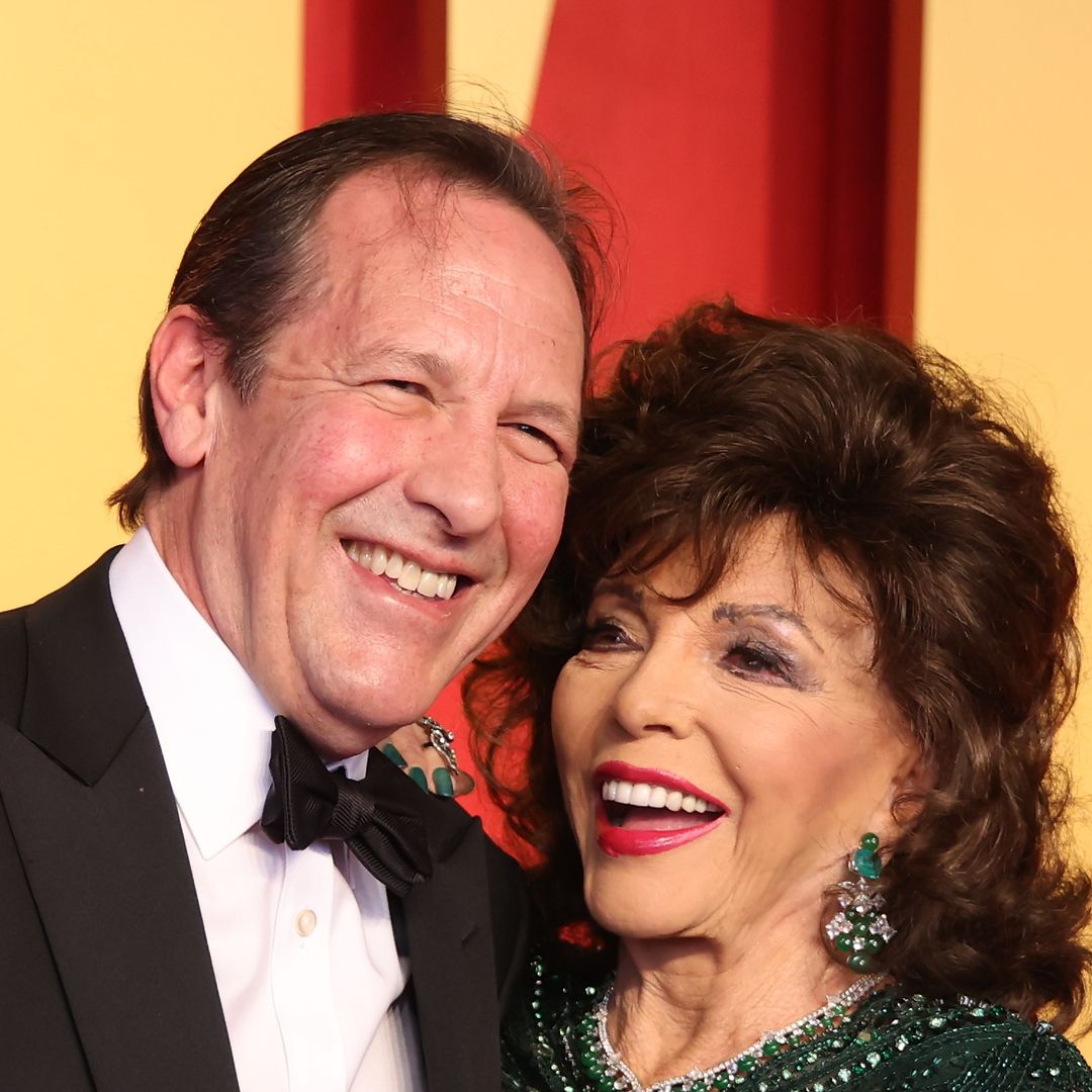 Joan Collins, 91, looks smitten with husband Percy in Valentine's Day post
