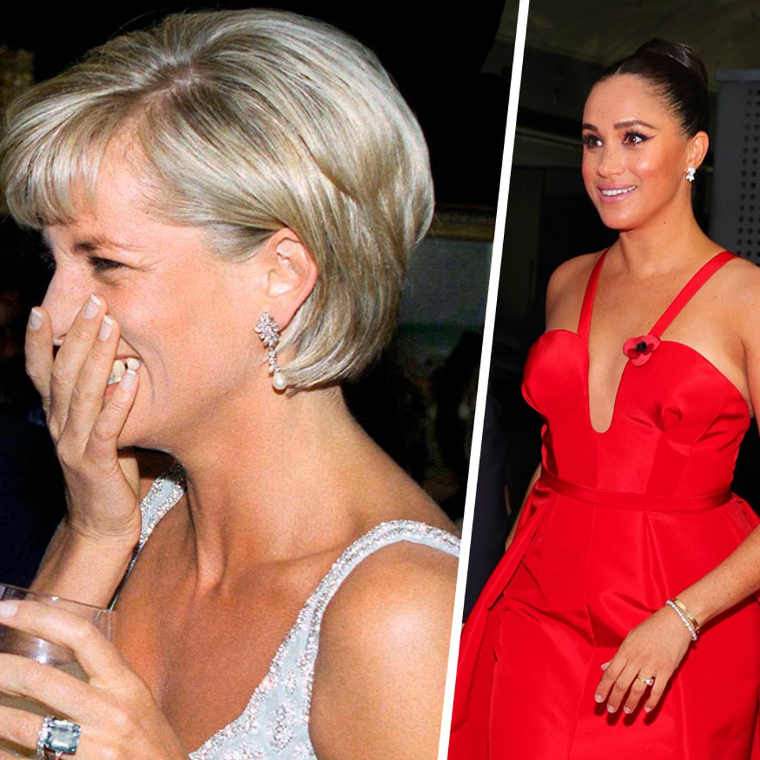 6 times Meghan Markle wore Princess Diana's most precious jewels