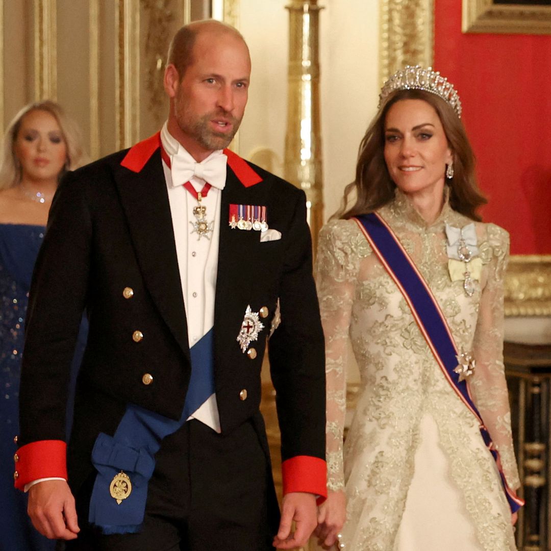 Prince William and Princess Kate lead glittering State Banquet