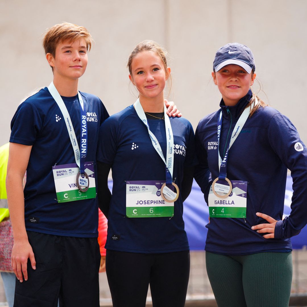King Frederik and Queen Mary's kids show off their sporty side