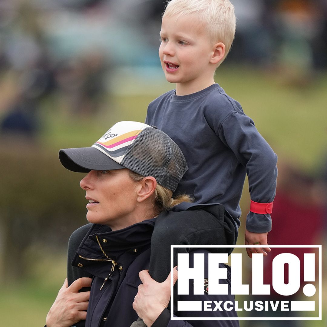 Zara Tindall is every inch a hands-on mother with three children on family day out