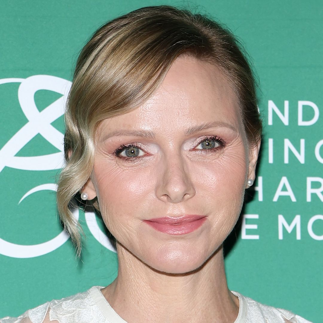 Princess Charlene rocks semi-sheer bridal gown 