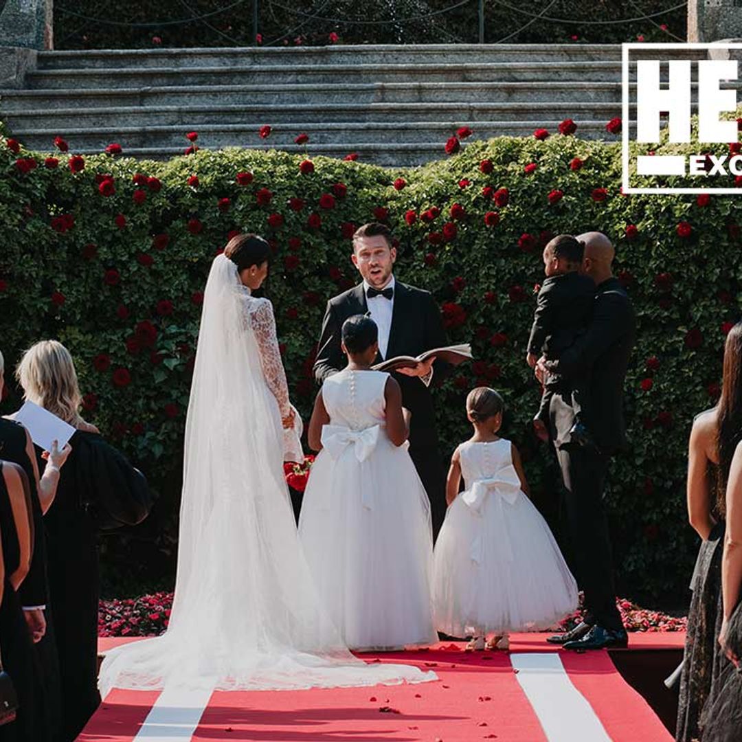 Rochelle Humes' three children left husband Marvin 'choked' up during second wedding - exclusive