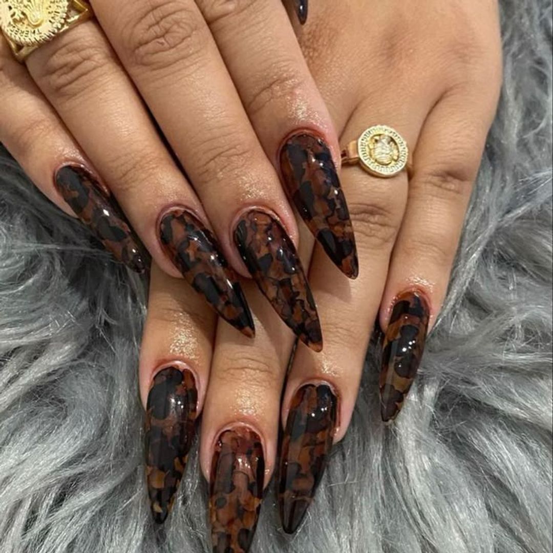 marble nails 