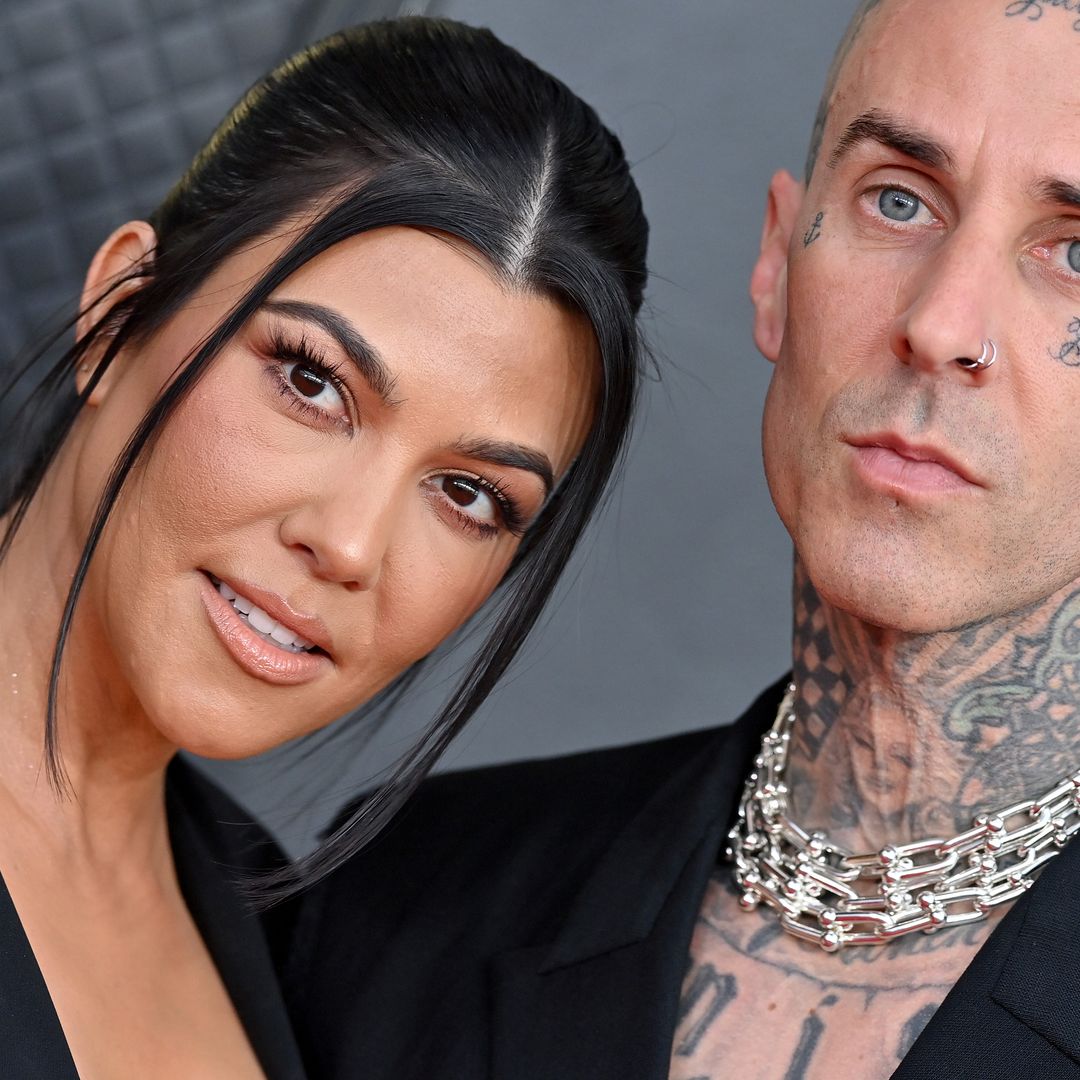 Kourtney Kardashian's toddler son Rocky is already following in dad Travis Barker's footsteps
