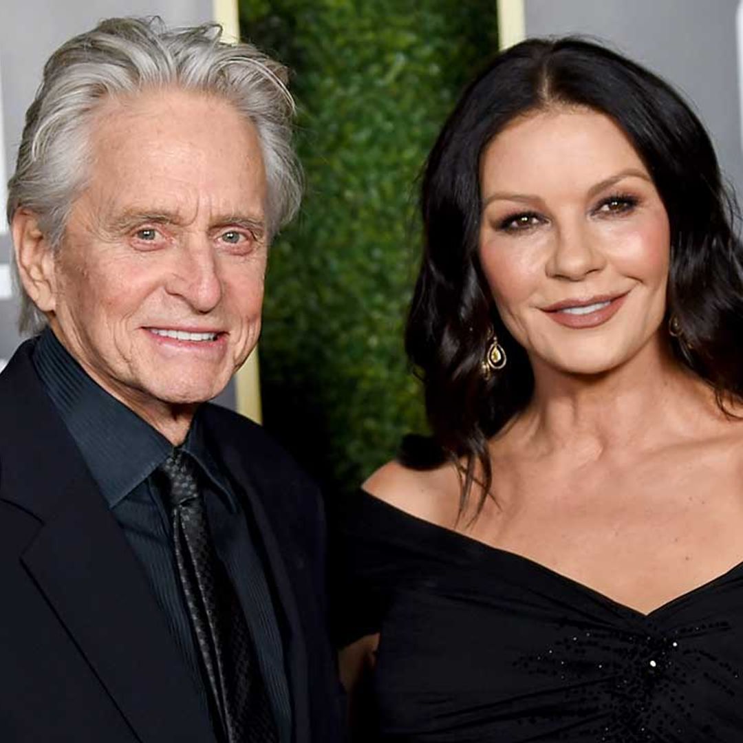 Catherine Zeta-Jones & Michael Douglas' jaw-dropping joint birthday cake revealed