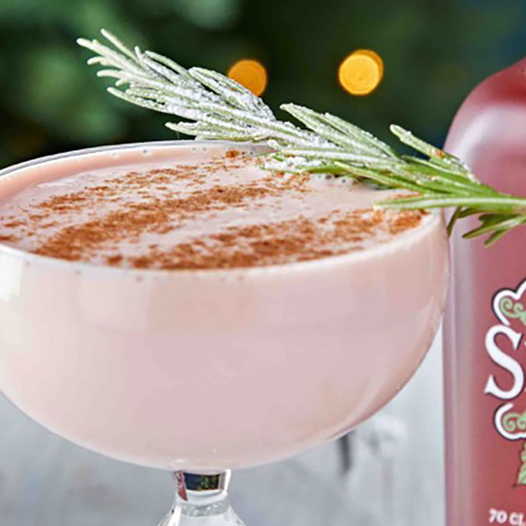 This spiced rhubarb and cream cocktail is set to be a huge Christmas hit!